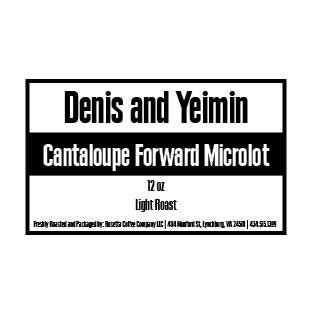 Denis and Yeimin's Cantaloupe Forward Microlot