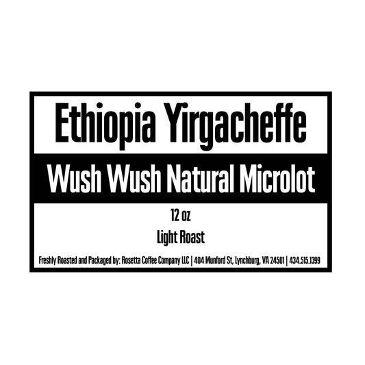 Ethiopia Yirgacheffe Wush Wush Microlot