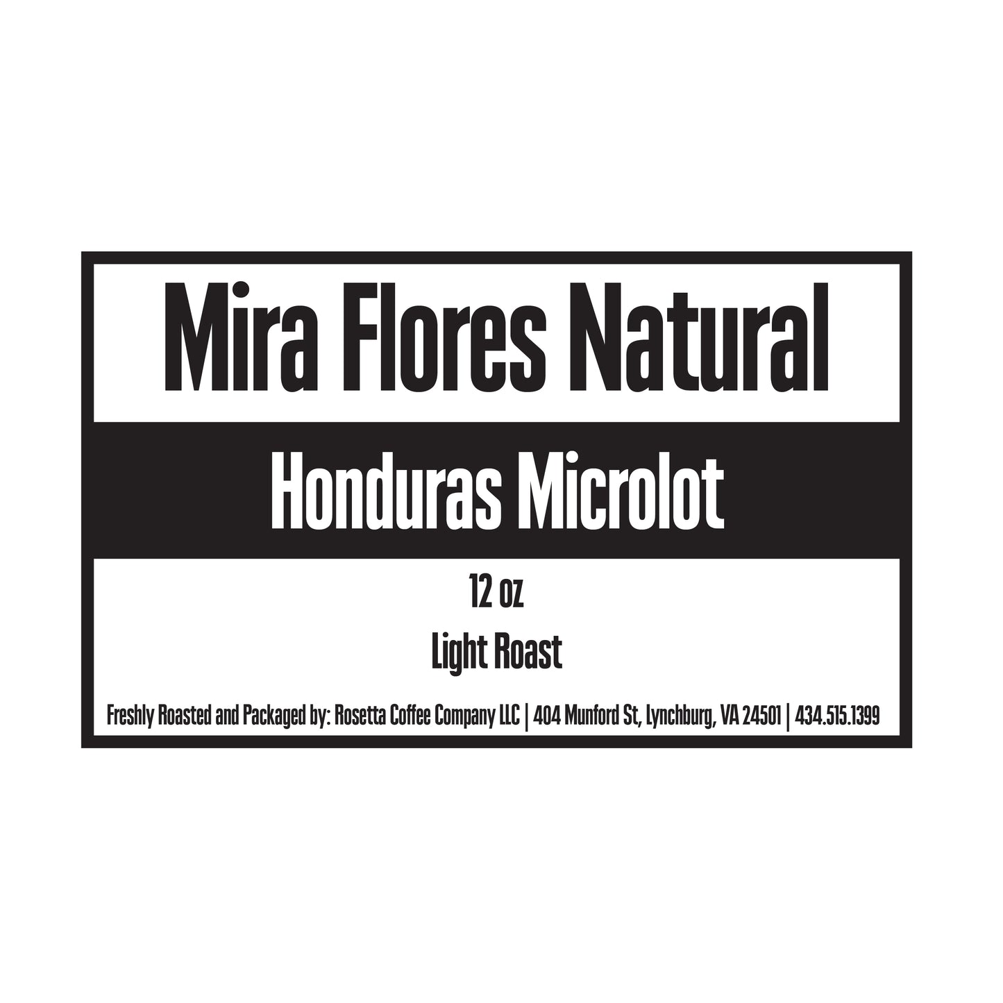 Mira Flores Natural Process Honduran